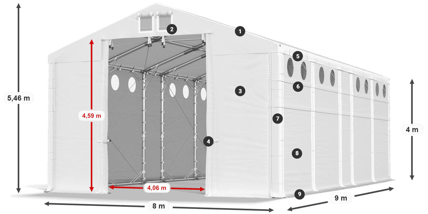 MFRO 620 PVC Legende 4m