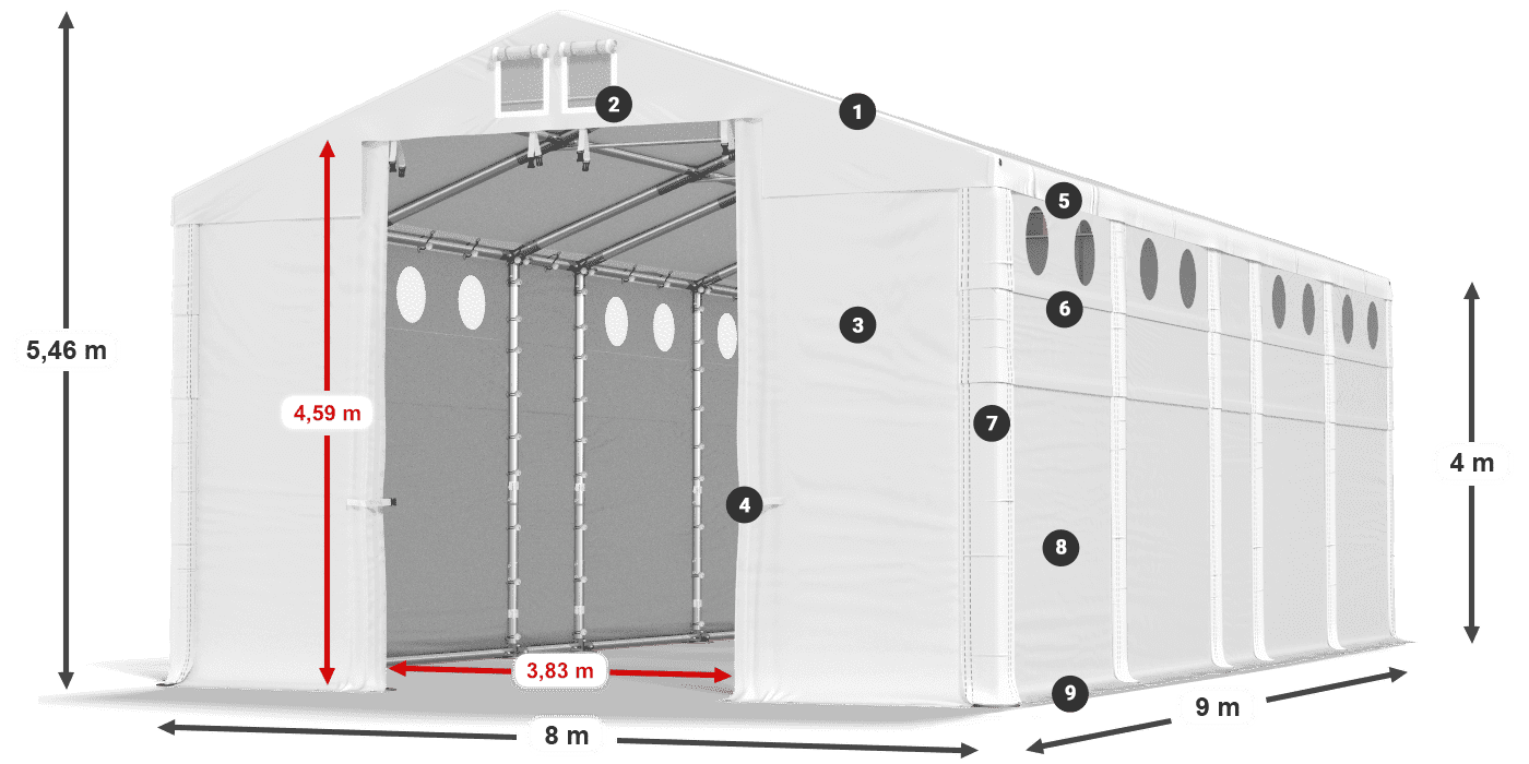 MFRO 620 PVC Legende 4m