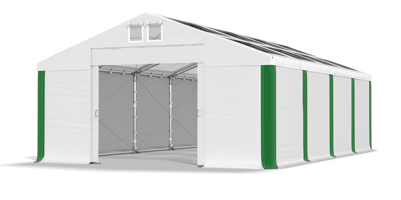 Zelttor geöffnet
