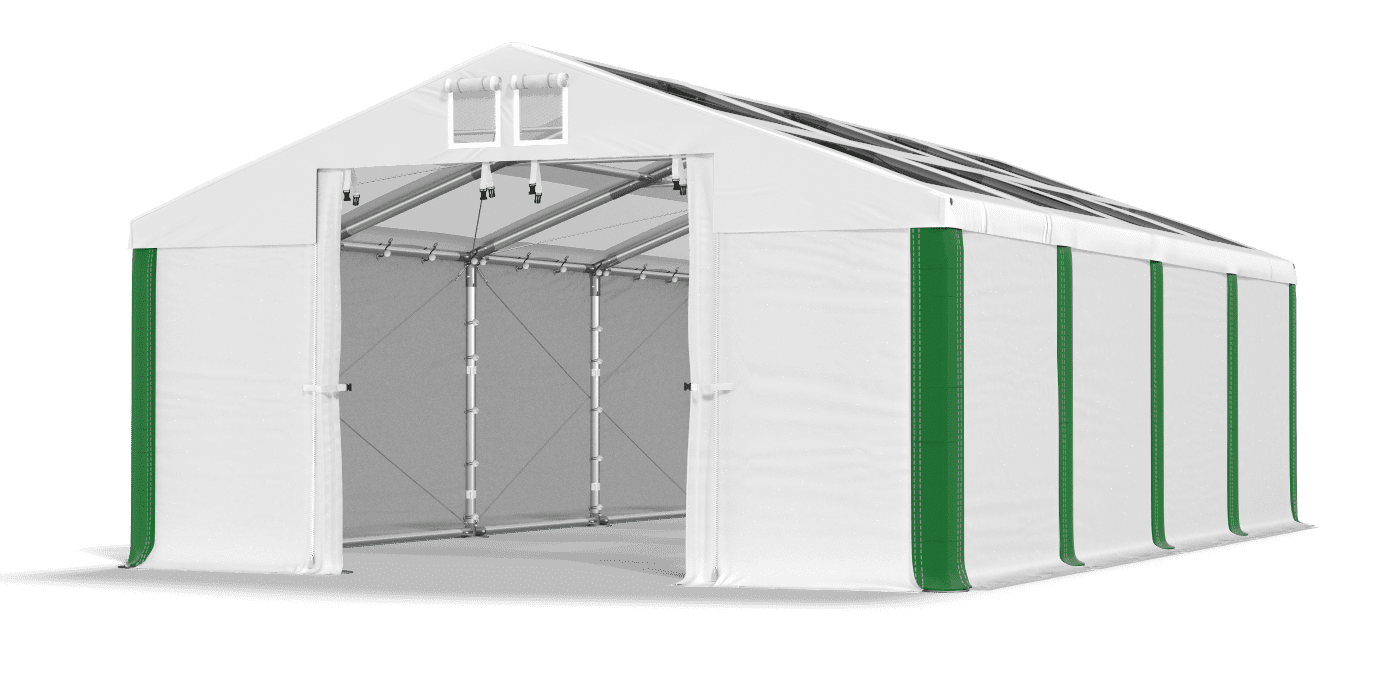 Zelttor geöffnet