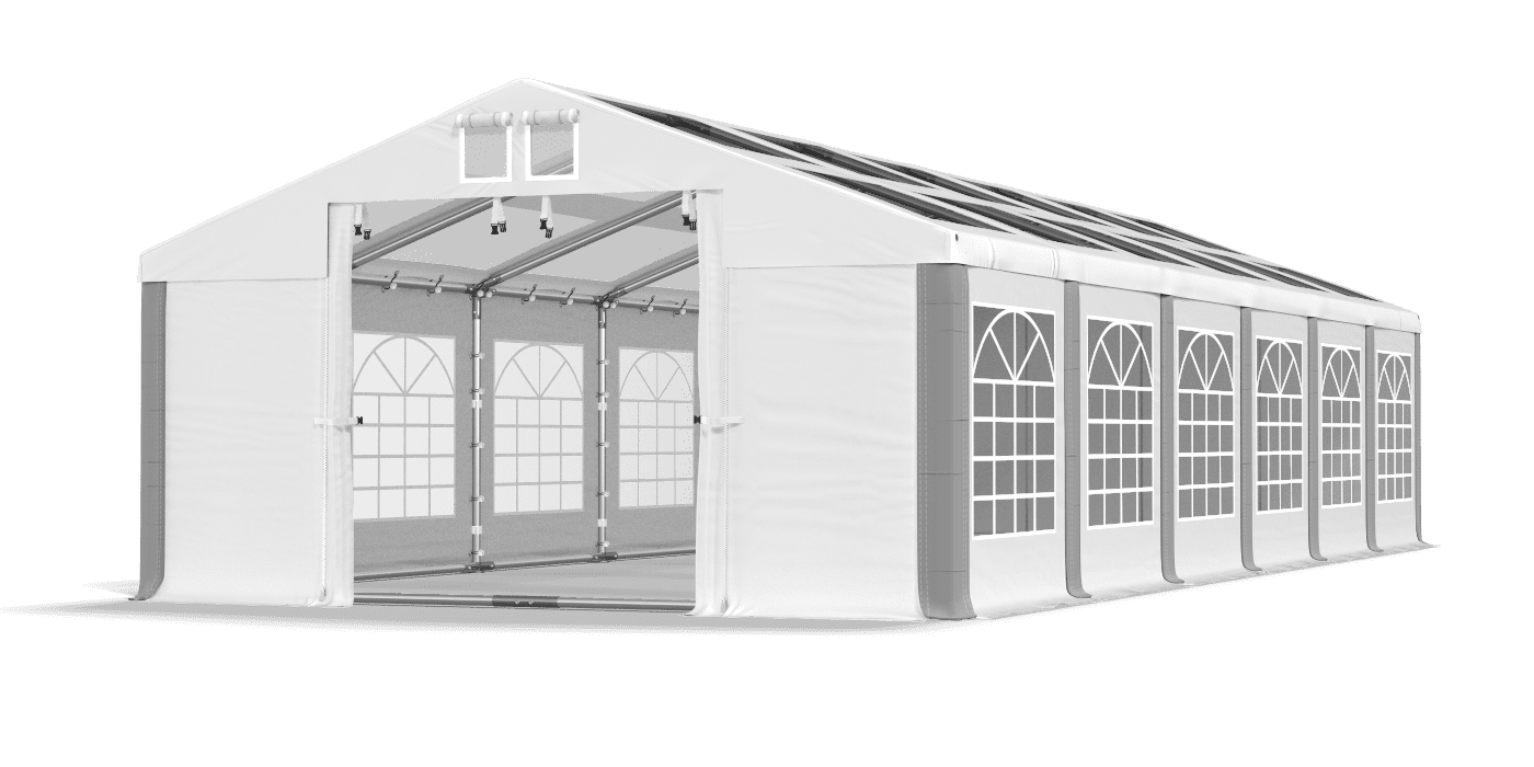 Zelttor geöffnet