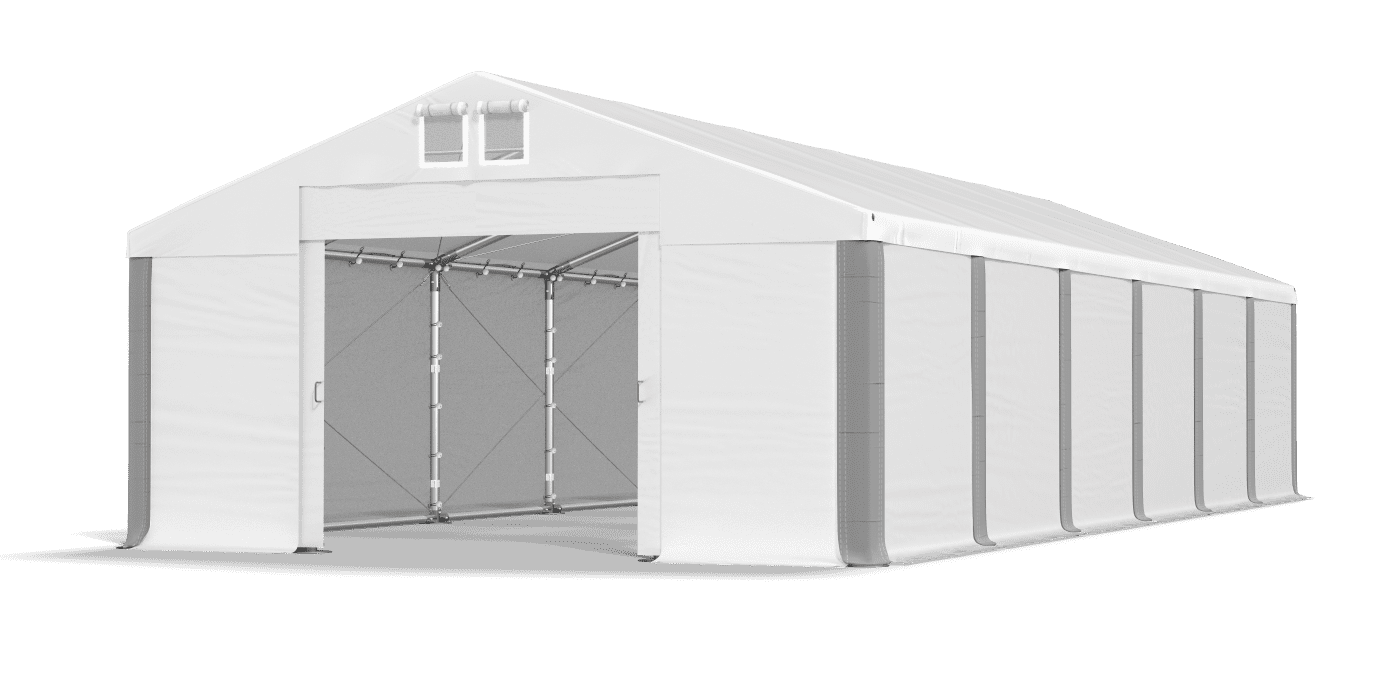 Zelttor geöffnet