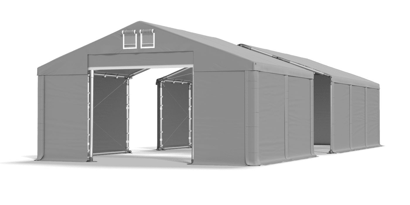 Zelttor geöffnet
